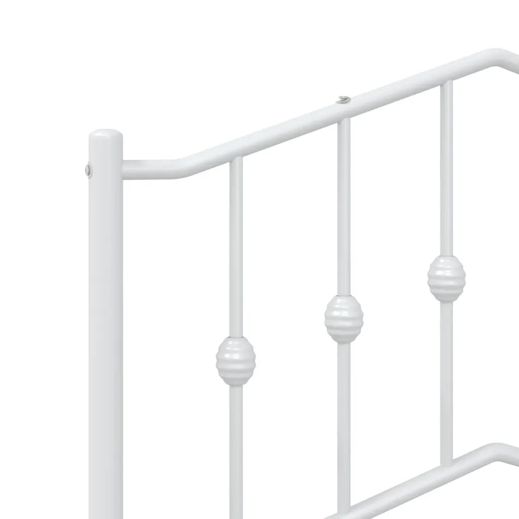 Testiera di Ricambio in Metallo Bianco 107 cm 373868