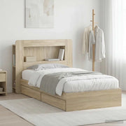 Telaio del letto con storage Rovere Sonoma 75 x 190 cm 3433615