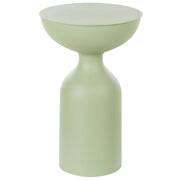 Tavolino moderno in metallo verde soggiorno salotto contemporaneo elegante
