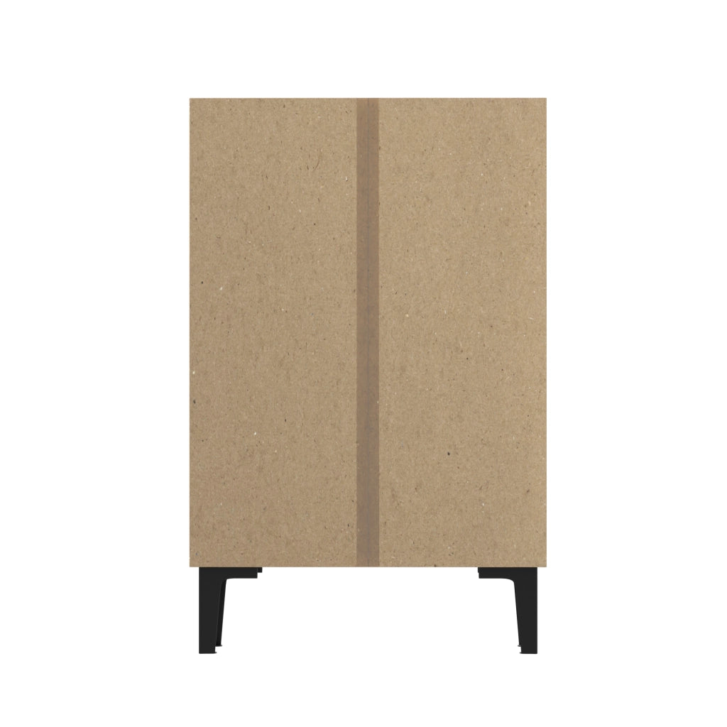 Scarpiera con Ante e Ripiani Regolabili ¨C Xylo ¨C Bianco, Salvaspazio, 95x60x34,5 cm