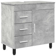 Mobiletto da Bagno | Armadio da bagno Grigio Cemento 60 x 35 x 60 cm