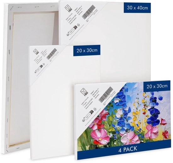 Set di teloni per pittura Blanco - 4 pezzi - Teli da tela dipinta