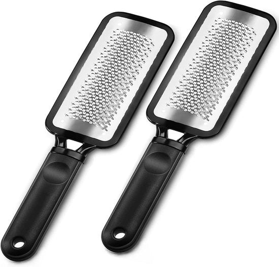 Set di Rasatura Professionale per Pelli Resistenti e Calli in Acciaio Inossidabile