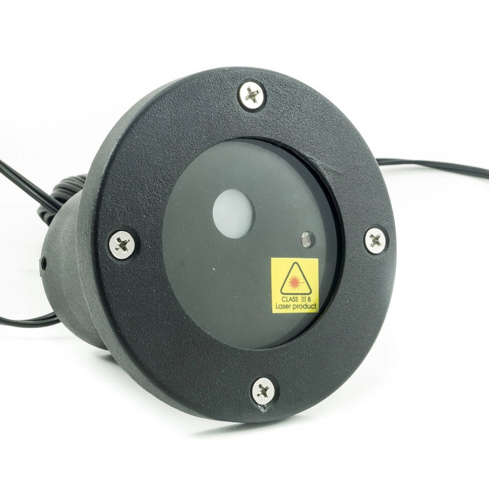 Trade Shop - Proiettore Luci Laser Da Esterno Su Picchetto Fantasia Punti Giardino Discoteca -
