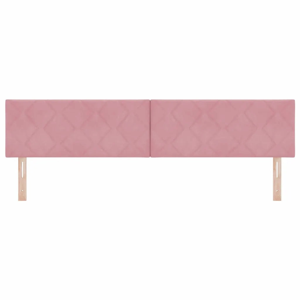 Testiera Rosa 200 cm Velluto 42007292