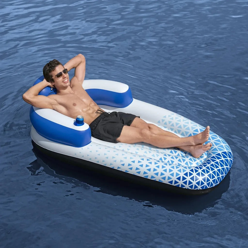 Bestway Lettino Galleggiante Hydro Force 183x97 cm Blu 93322