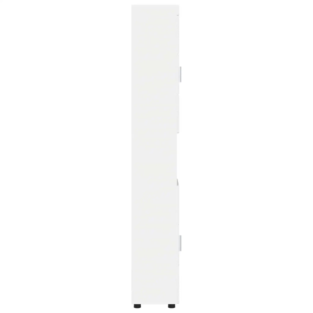 Set di Armadi da Bagno TULUM Bianco 37 x 31,5 x 203 cm