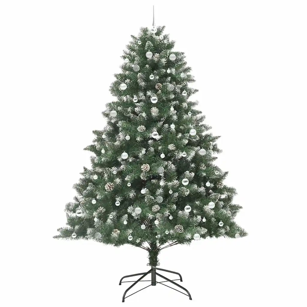 Albero di Natale artificiale con 300 LED Verde 240 cm 3395262