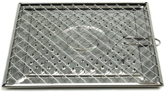 Gratella inox cm 22 - Raspia - Aiuto cucina - Acciaio inossidabile - Argento