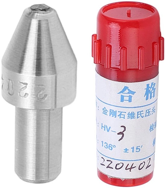 Indicatore Vickers per la durezza - Superdurezza e resistenza allo sfregamento - Formato compatto - Indicatore preciso - Adatto per uso professionale