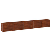 Letto rialzato da giardino Ruggine 400 x 40 x 55 cm cartone 8006281