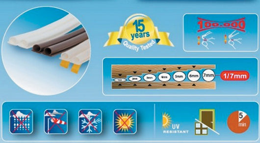 parafreddo universale al silicone 6 m marrone cod:ferx.39209