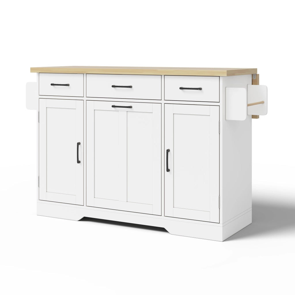 Carrello da Cucina con Piano Pieghevole e Cassetto ¨C MINIMAL ¨C 120x45x87 cm