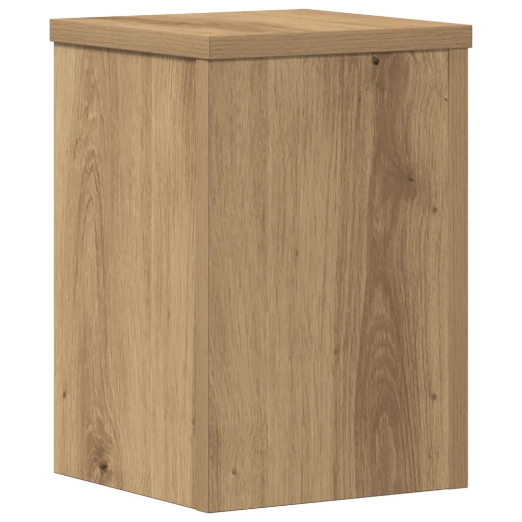 Supporti per Piante 2 pz Rovere 20x20x30 cm in Multistrato