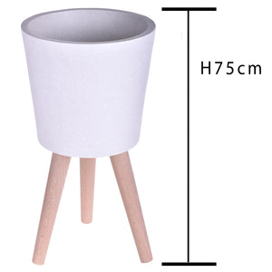 Vaso con Gambe Faggio Misure 40x75 cm