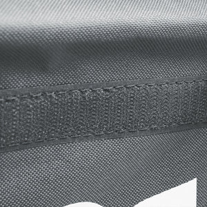 Cesto Biancheria 3 Scomparti Portabiancheria Pieghevole Metallo e Tessuto Grigio