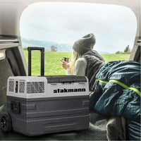 Frigorifero per Auto Barca Camper 12V e 220V con Compressore AC/DC Portatile 42L