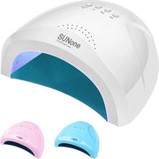 Trade Shop - Lampada Uv Per Nail Art Asciugatura Gel Colata Unghie Con 30led Da 48w Manicure -