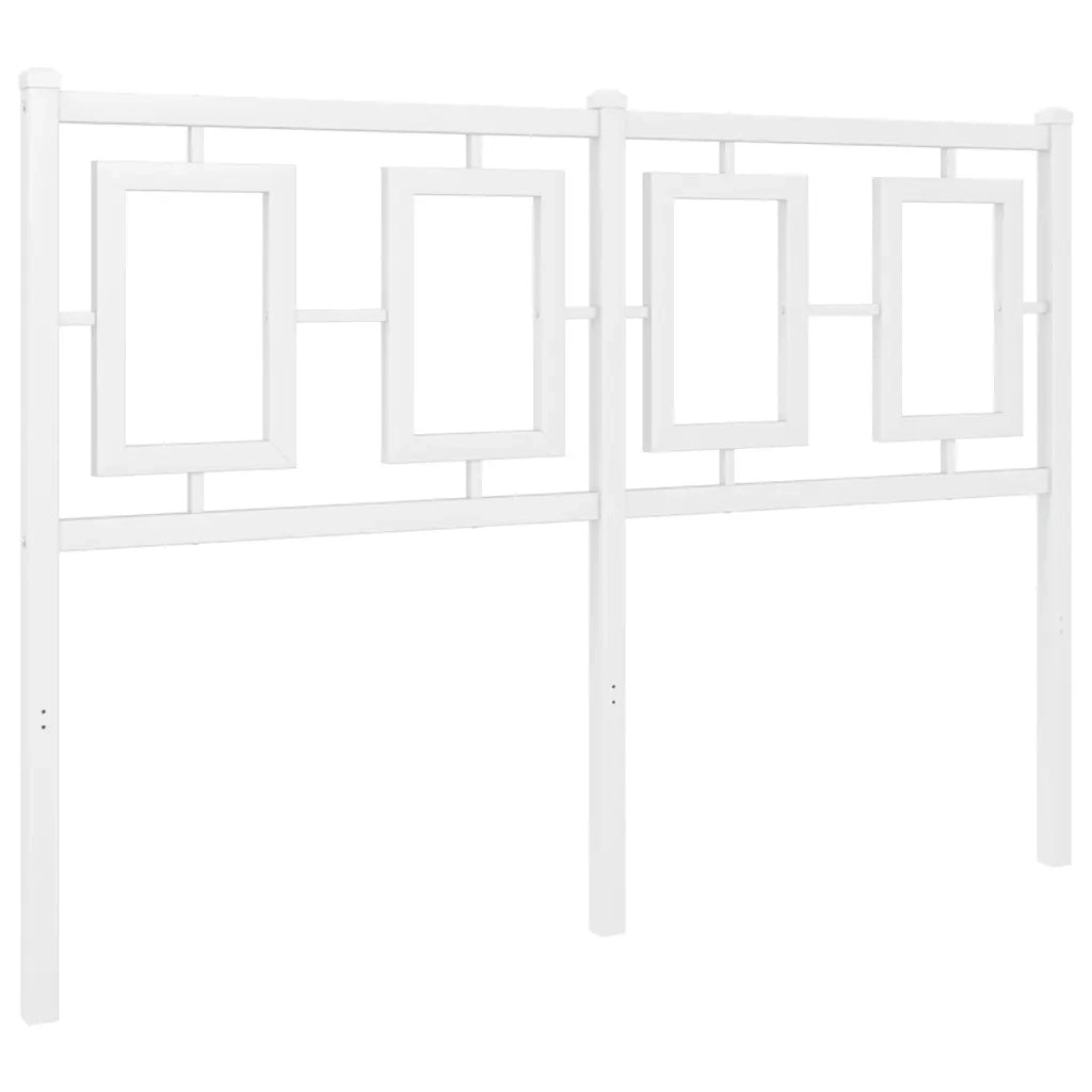 Testiera di Ricambio in Metallo Bianco 120 cm 374321