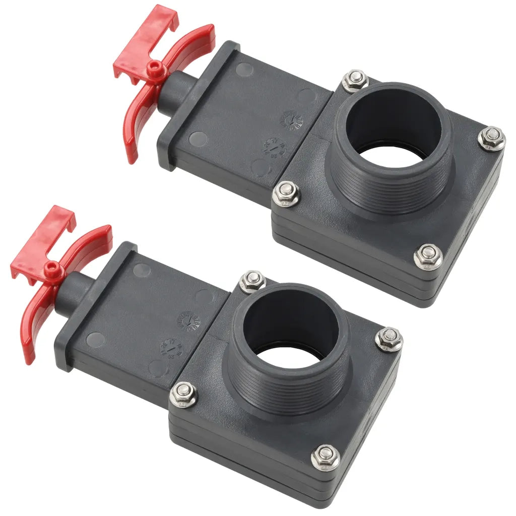 Valvola a Saracinesca per Piscina 2 pz 1,5" cod mxl 35059