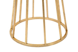 Porta Telefono Stick Glam Ø38x100 cm in Ferro Oro