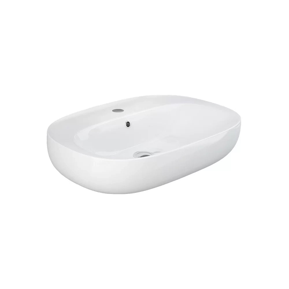 Lavabo sospeso 60 cm serie illusion ovale