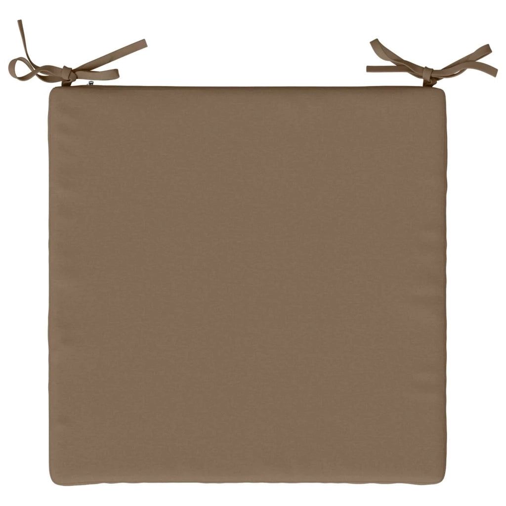 Cuscini per Sedia in 4 Pezzi SOEST 4 pz 100% Poliestere Tortora 944326