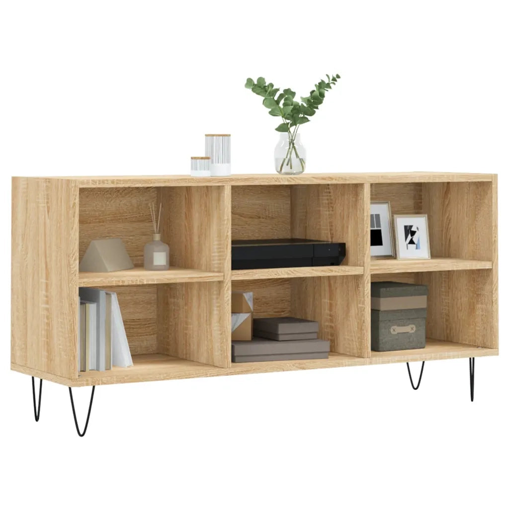 vidaXL Mobile Porta TV Rovere Sonoma 103,5x30x50 cm Legno Multistrato