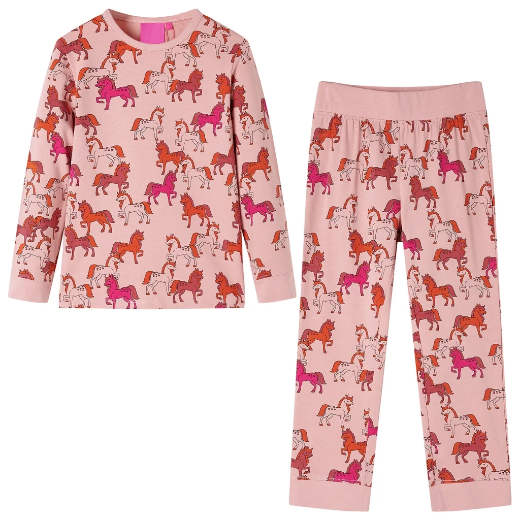 Pigiama per Bambini a Maniche Lunghe Rosa Chiaro 104cod mxl 85419