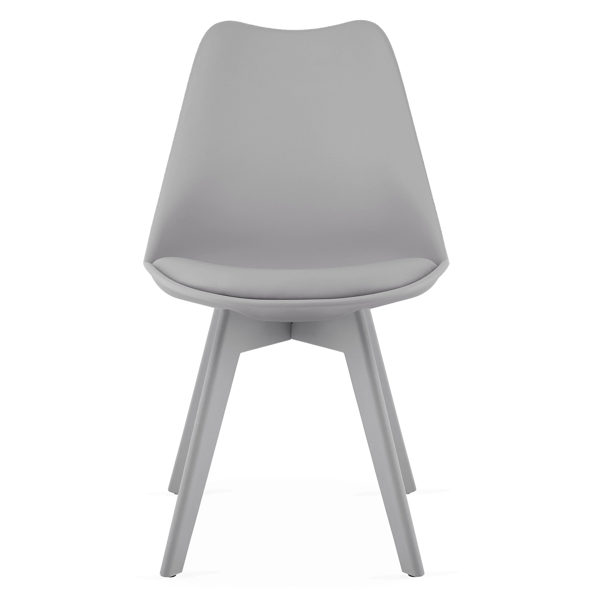 Sedia VALORA RIXK - Design ergonomico grigio per soggiorno x2