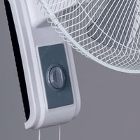 Ventilatore a Muro Ø 41 cm 3 Velocità Potenza 45 Watt Inclinazione Regolabile