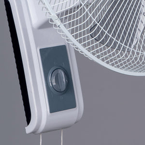 Ventilatore a Muro Ø 41 cm 3 Velocità Potenza 45 Watt Inclinazione Regolabile