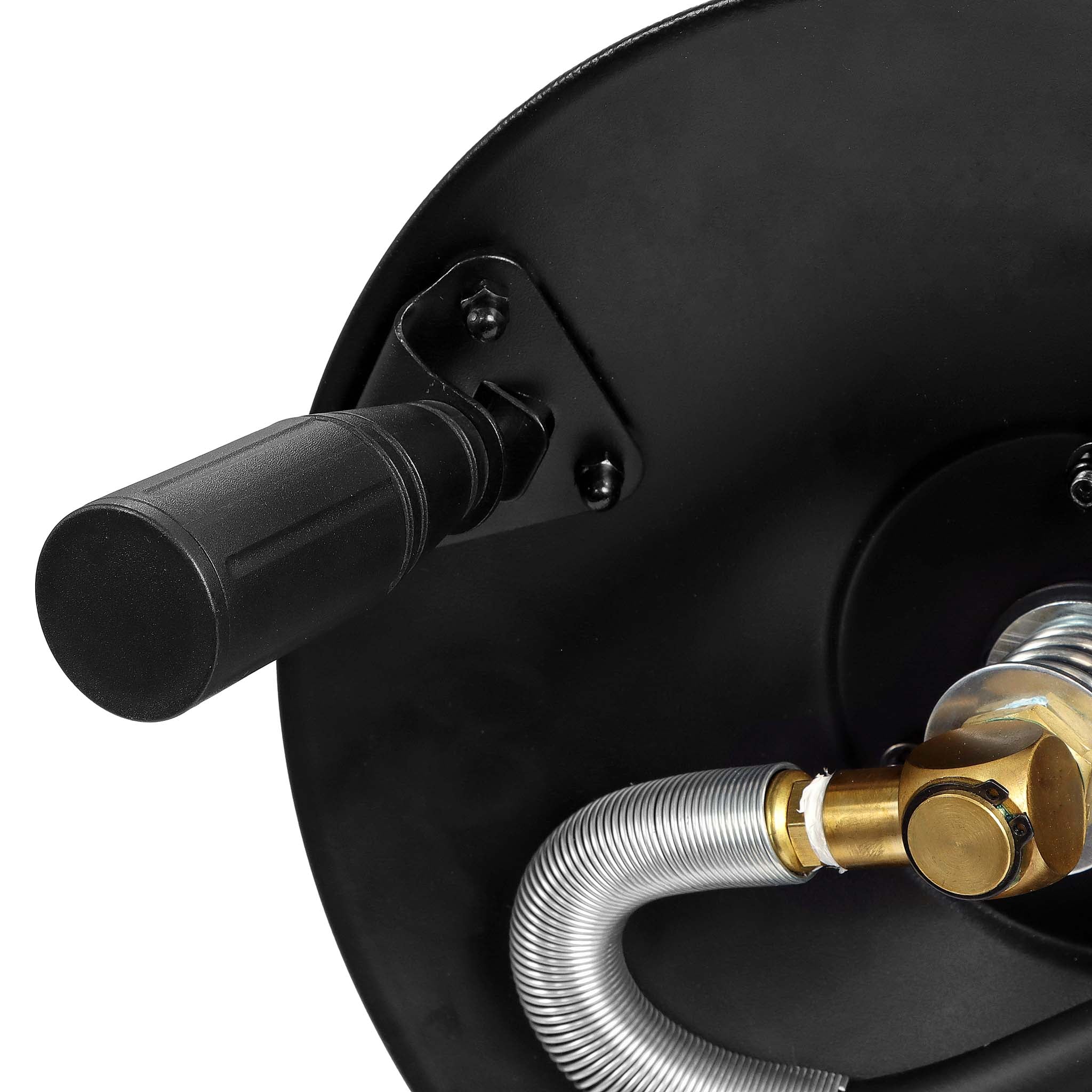 Avvolgitubo per aria compressa 15 m, avvolgitubo manuale in acciaio, per 20 bar, facile montaggio