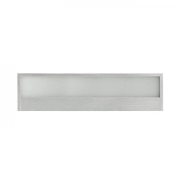 Faretto applique PRIO LED 62 da parete alluminio pettinato 230V LED 33W 3000K