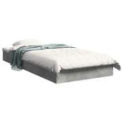 Letto singolo | Letto per adulti | Struttura letto a pavimento Grigio Cemento 80 x 200 cm