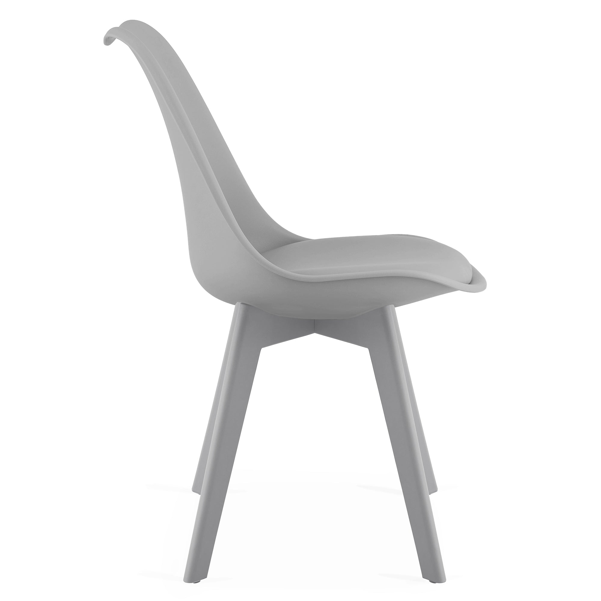 Sedia VALORA RIXK - Design ergonomico grigio per soggiorno x3
