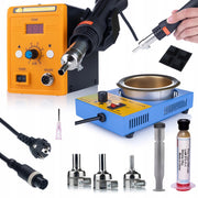 Stazione Saldante Hot-Air Rosfix 858D – 700W, 3 Ugelli, Regolazione Temperatura 100-500°C