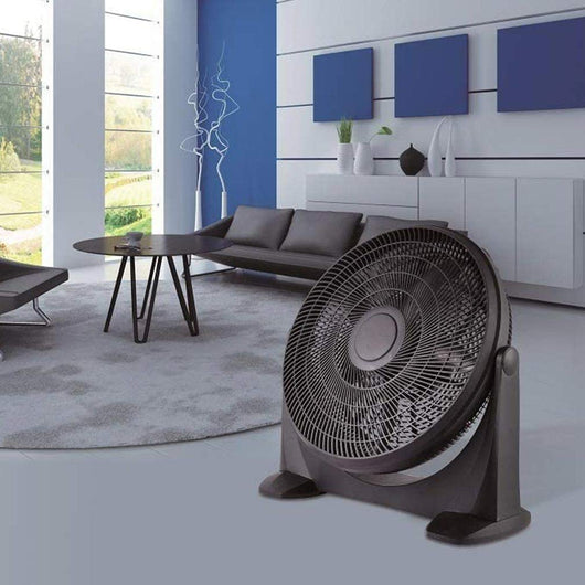 Ventilatore da Tavolo 90W Pale 50cm 3 Velocita Inclinazione Regolabile Nero