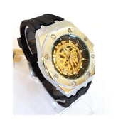 Trade Shop - Orologio Polso Yk G8508 Uomo Analogico Automatico Moderno Fashion Silver -