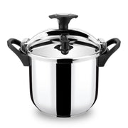 Pentola a pressione 10 litri, acciaio inox 18/10, diametro 24 cm, pressione 60kPa, adatta induzione - SOGO