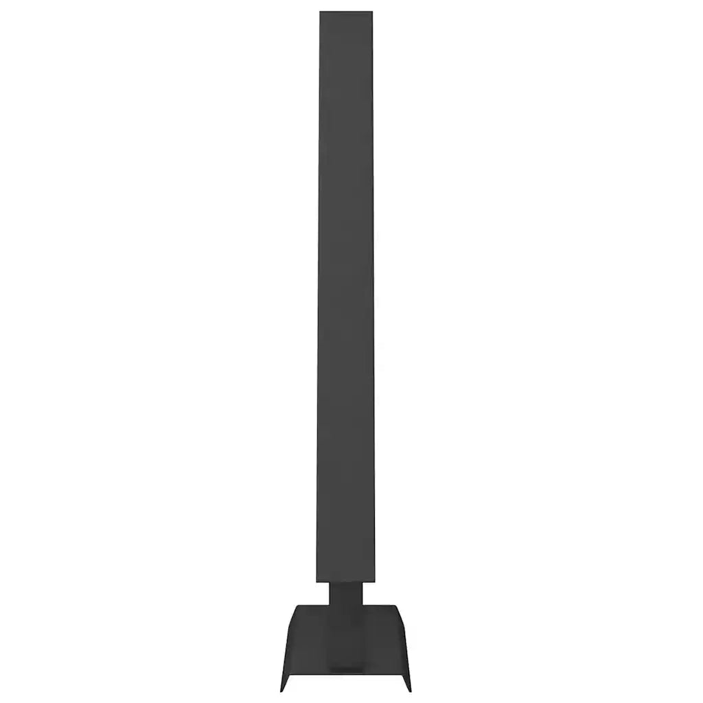Albero di Natale in metallo con supporto Nero 60 cm Acciaio 42019169