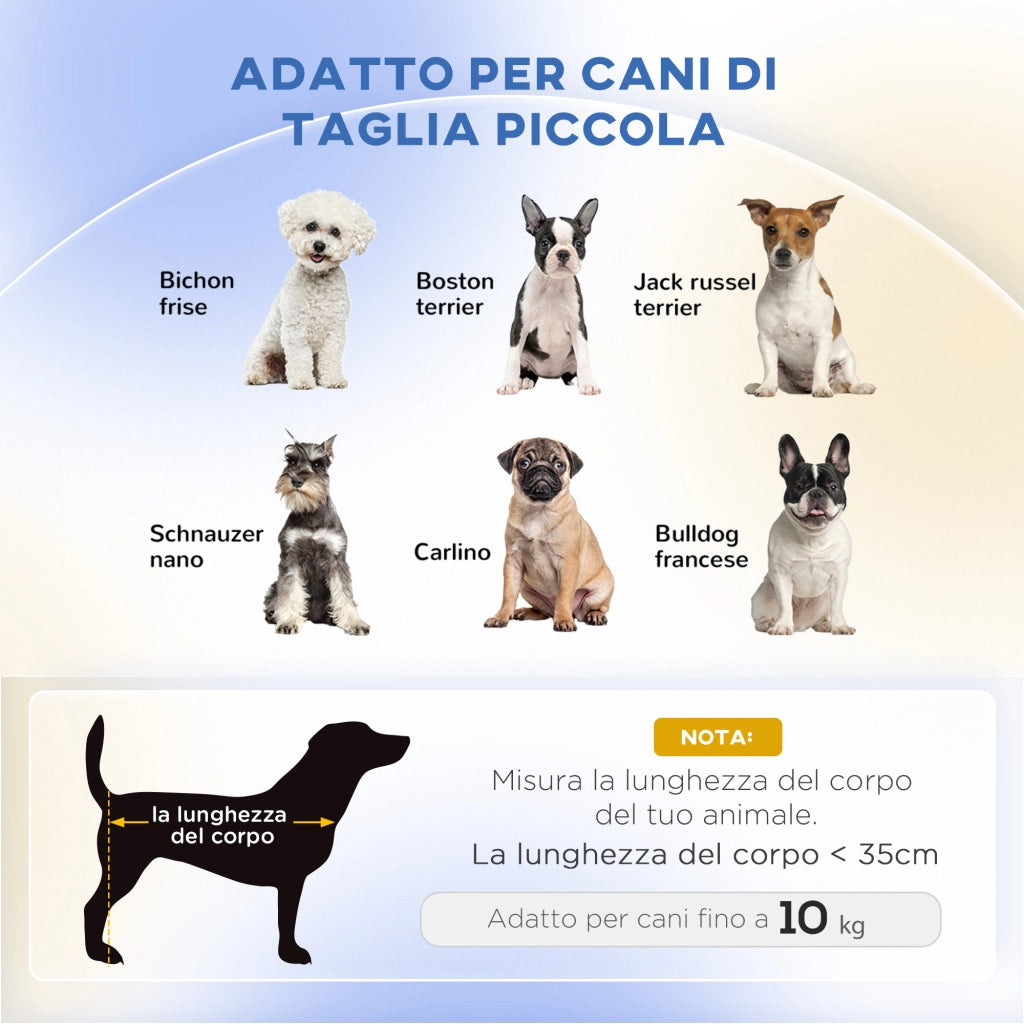 Divanetto per Cani ¨C zephmum ¨C Cuscino Imbottito Rimovibile, Marrone Scuro 74x48.5x31cm