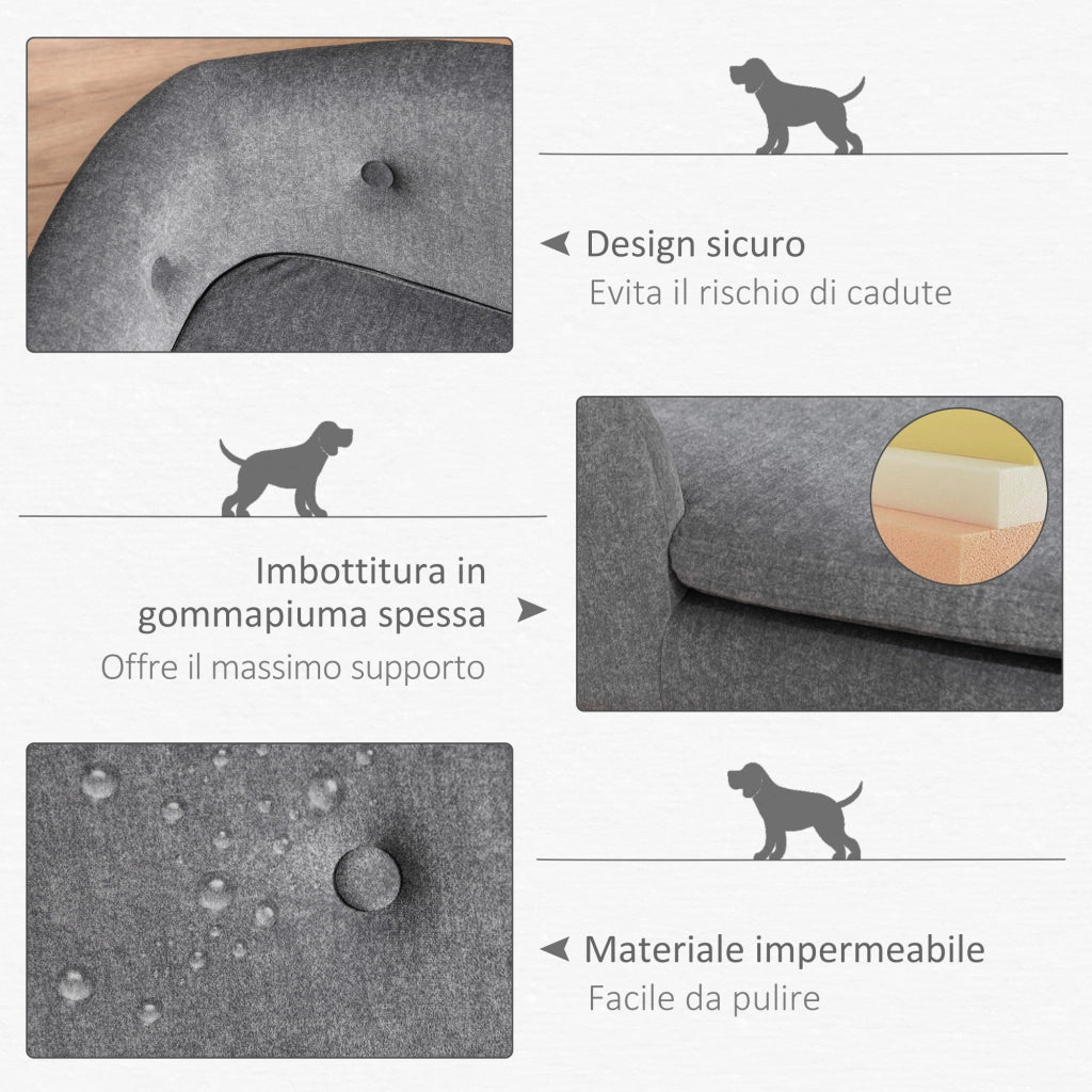 Cuccia per Cani ¨C Minimal ¨C Grigio Antracite 70x47x30