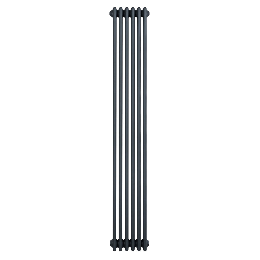 Radiatore Tradizionale 4 Colonne Verticale Riscaldamento Antracite 1800x290 mm