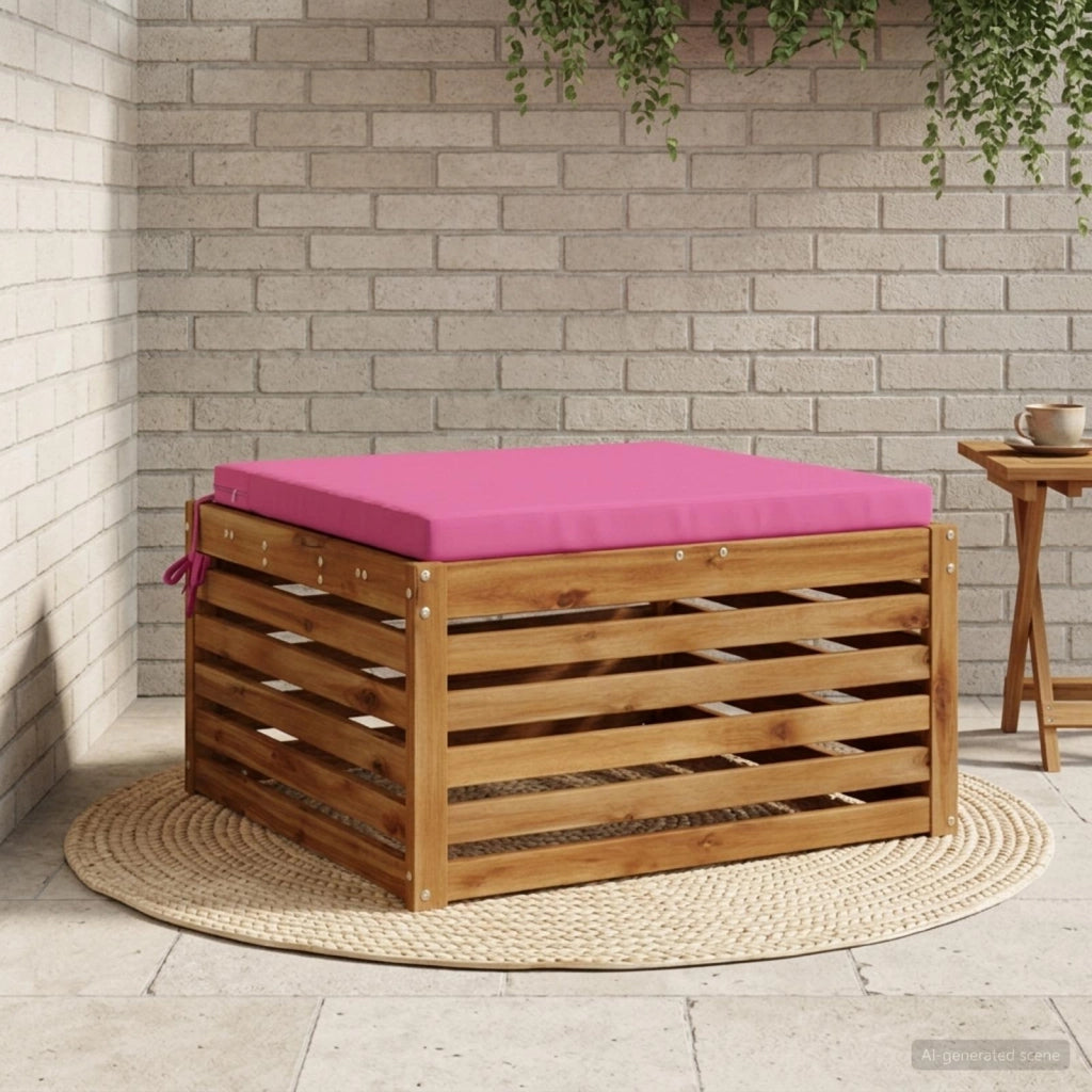 Cuscino per Sedia in Unico Pezzo SOEST 100% Poliestere Rosa 944865