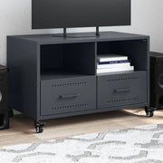 Mobile TV-Credenza TV-Console TV Antracite 68x39x43,5 cm in Acciaio 560503
