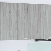 Armadio pensile Grigio Sonoma e Bianco 50 x 31 x 100 cm