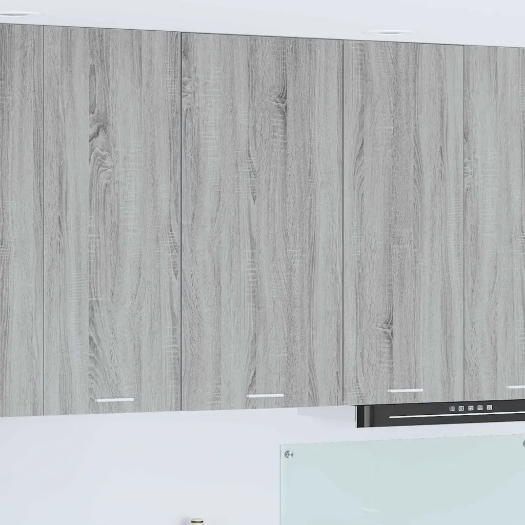 Armadio pensile Grigio Sonoma e Bianco 50 x 31 x 100 cm