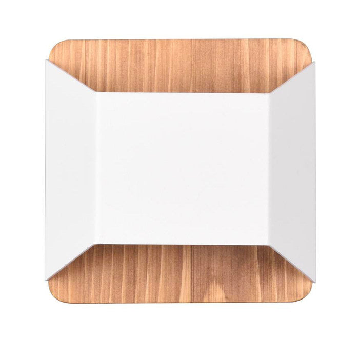 Applique da Interno a led in Metallo Bianco Opaco