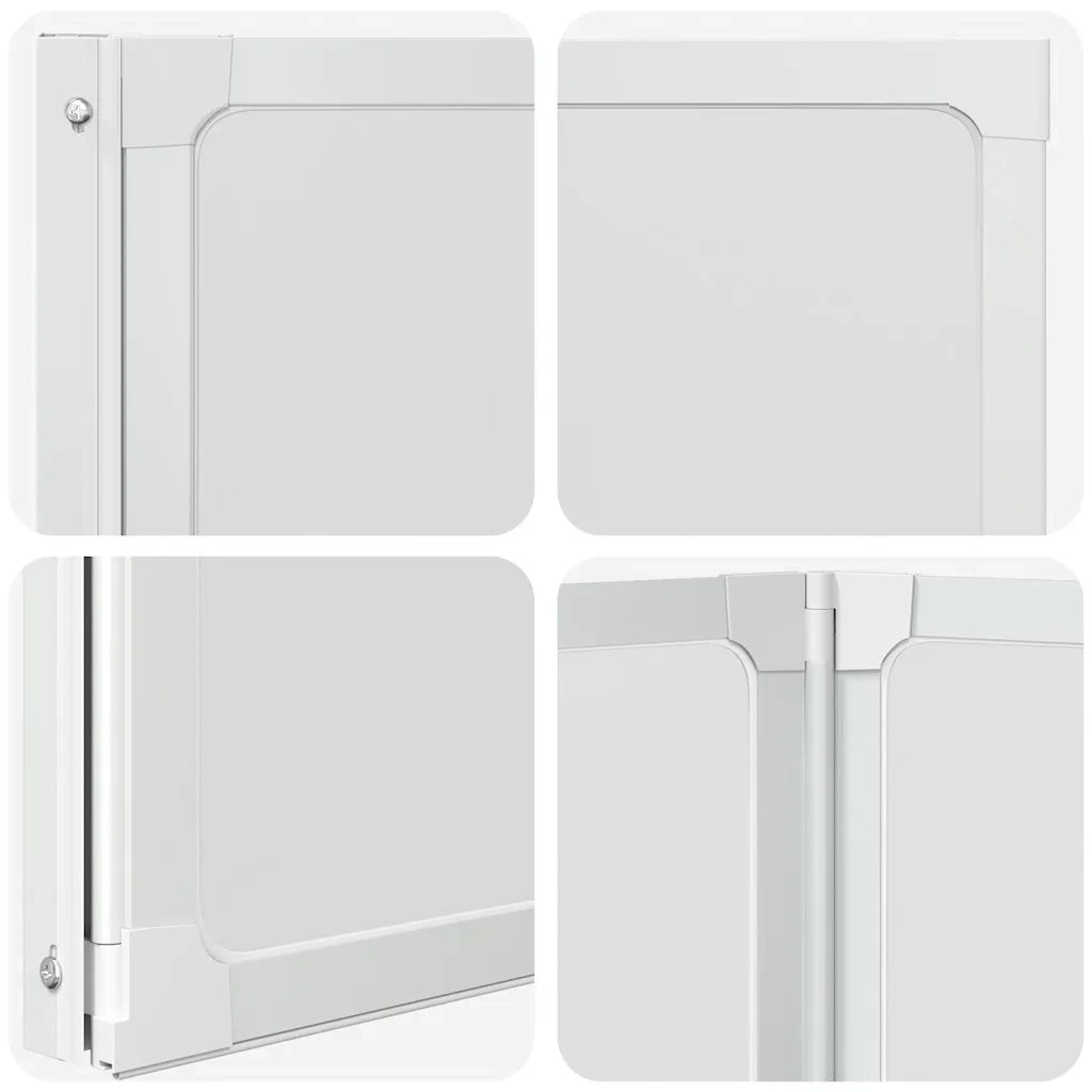 Doccia da bagno a parete 141 x 132 cm 3 Pannelli pieghevoli 140785